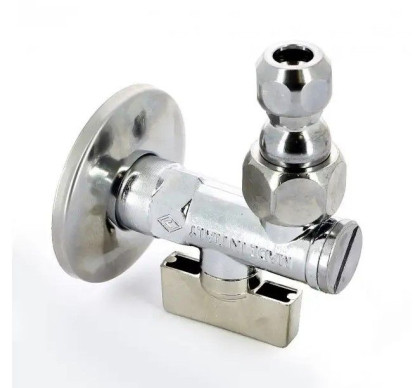 Кран угл 1/2-10ц с фильтр шарнир 875 Bugatti