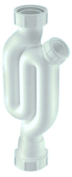 5342 Сифон трубный S-образный (1 1/4"х40мм) без выпуска; выход компрессионный, вертикальный, ориент