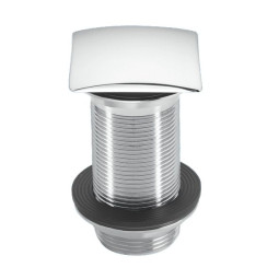 CWU60SQ-CB Выпуск (60мм сливная решетка и квадратная пробка тип-"кнопка") металлический без перелив