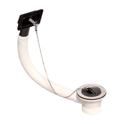 OR2-70 Слив-перелив под прямоугольное отверстие перелива (L235ммхD25мм, 70мм нержавеющая решетка) с