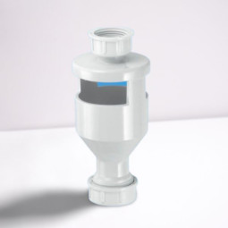 TUN-4  Круглая (D58мм) приемная воронка; вход 3/4"«мама», выход Ду=19-23мм (компрессионное соединен