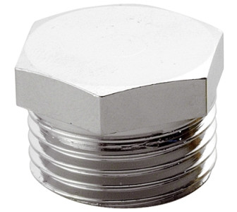 Lat Заглушка   3/4 НР в трубу хром    523 RR