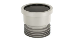 DC1-GR Муфта (L120мм) с манжетой; вход Ду=110мм под раструбное соединение, выход вставляется внутрь