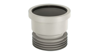 DC1-GR Муфта (L120мм) с манжетой; вход Ду=110мм под раструбное соединение, выход вставляется внутрь