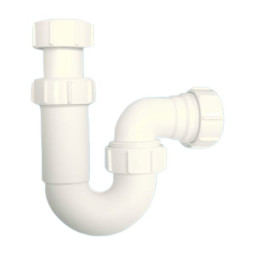 MRSK15 Сифон трубный Р-образный (1 1/2"х40мм) без выпуска; выход компрессионный Ду=40мм