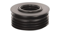 DC3-BL Переходник с 110мм (вставляется внутрь 4"/110мм трубы) на Ду=50мм; цвет-чёрный