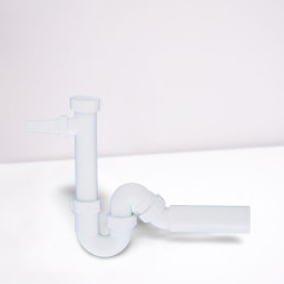 MRSK4 Сифон трубный P/S-образный (1 1/2"х40мм) без выпуска с адаптером для слива бытовой техники и