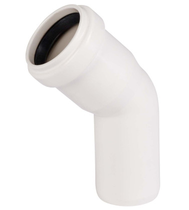 PP-H Отвод  50/45 белый