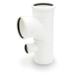 RAU-PP Крестовина 110/110/50/110/87 REHAU с параллельными RAU-PP Отводами