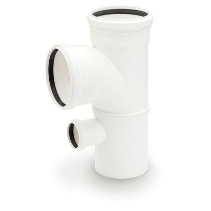 RAU-PP Крестовина 110/110/50/110/87 REHAU с параллельными RAU-PP Отводами