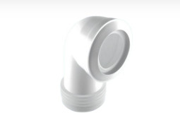 MRWC-MAC11 Фановая труба (L165мм) под углом 90° с манжетой; вход Ду=97-107мм; выход вставляется