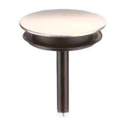 PB2-50CP Пробка-грибок круглая (D50мм) металлическая для автосливов серии MRB2; цвет-хром