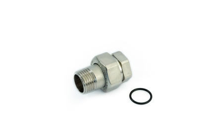 Lat Американка прямая    3/8 г/ш с прокл. никель GF