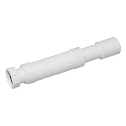 MRMF2 Труба гофрированная раздвижная (L460-1000мм, D50мм); вход 1 1/2"«мама», выход Дн=40/50мм