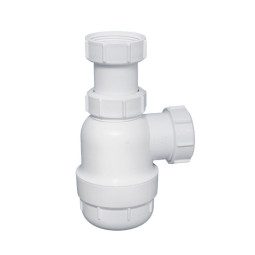 MRSK2-NW Сифон бутылочный (1 1/2"х40мм) без выпуска; выход компрессионный Ду=40мм