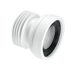 MRWC1 Прямая фановая труба (L120мм) с манжетой; вход Ду=97-107мм, выход вставляется внутрь 4"/110мм