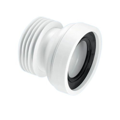 MRWC1 Прямая фановая труба (L120мм) с манжетой; вход Ду=97-107мм, выход вставляется внутрь 4"/110мм