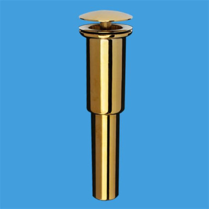 DECDWPVD Выпуск (60мм сливная решетка с "грибком") латунный без пробки; высота 220мм; выход на 32мм