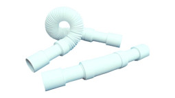 MRMF205A Труба гофрированная раздвижная (L350-500мм, D50мм); вход/выход Дн=40/50мм