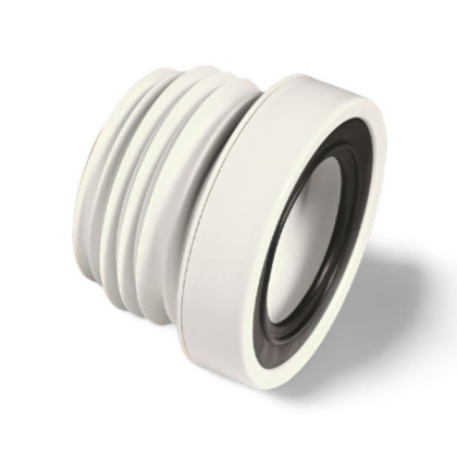 MRWC1-B Прямая фановая труба (L95мм) с манжетой; вход Ду=97-107мм, выход вставляется внутрь 4"/110м