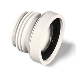 MRWC1-C Прямая фановая труба (L100мм) с манжетой; вход Ду=97-107мм, выход вставляется внутрь 4"/110