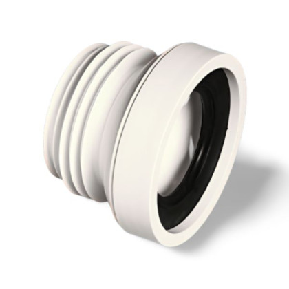 MRWC1-C Прямая фановая труба (L100мм) с манжетой; вход Ду=97-107мм, выход вставляется внутрь 4"/110