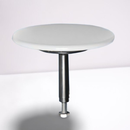 PB2-72WH Пробка-грибок круглая (D70мм) пластиковая для автосливов серии MRB2; цвет-белый