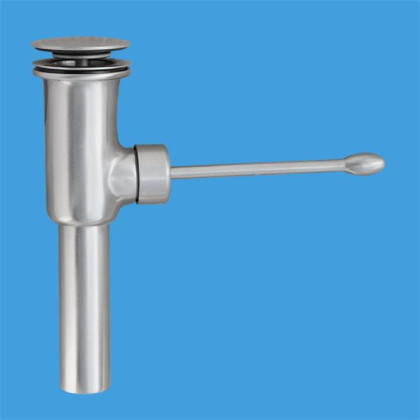 DECPU-SN Выпуск (60мм сливная решетка и пробка с рычагом управления) латунный; высота 220мм; выход