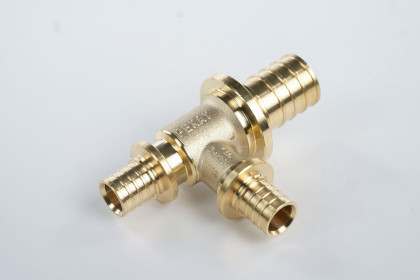 Rehau Тройник перех. 25-16-16 MX латунь