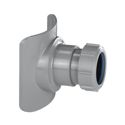 BOSSCONN110-40-GR Переходный (врезка D57мм) элемент с Дн=110мм на Ду=40мм (компрессионное соединени