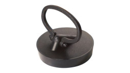 HC59-45 Резиновая пробка с круглым держателем для выпуска с 70/85/113мм решеткой; цвет-чёрный