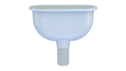 DRIPCUP-L-GR Овальная приемная воронка (265мм х 110мм); выход 1 1/2"